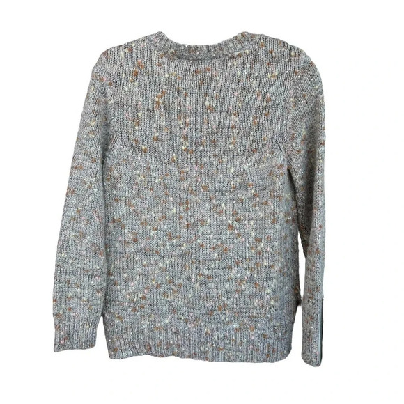 Alison Andrews Women's Multicolored Knit Popcorn Crewneck Sweater Size Large - Picture 6 of 7